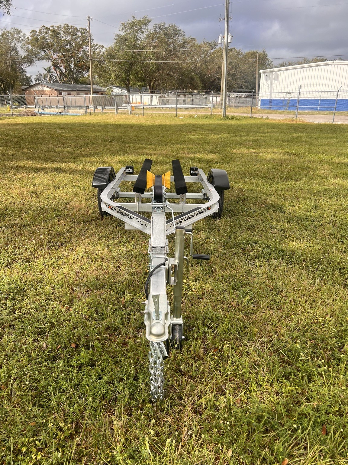Front view of a Gulf Coast Trailers 1.5K Single Jet Ski build