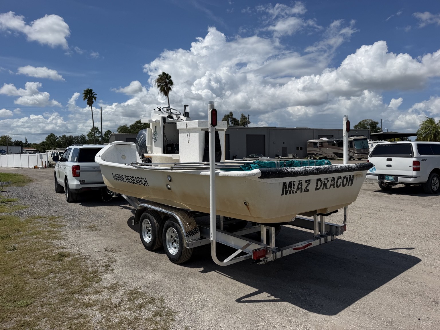 FWC commercial / government build · Rear three-quarter view