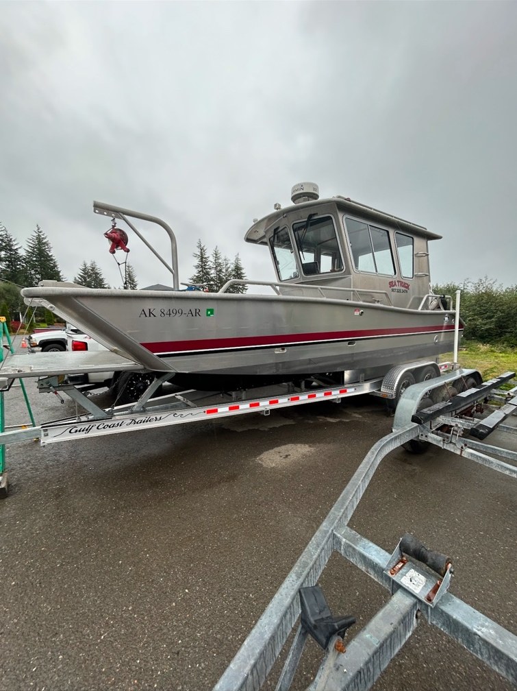 Alaska landing craft · Opposite side view