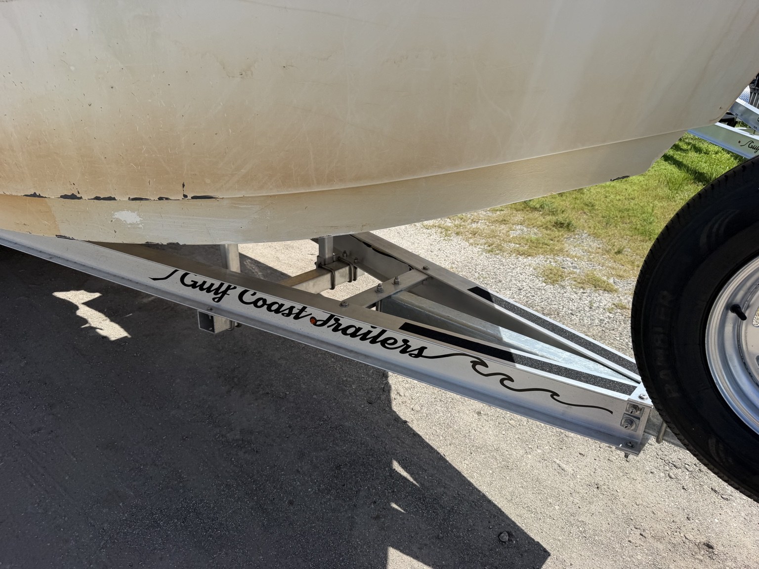 FWC commercial / government build · Branded frame and hull support