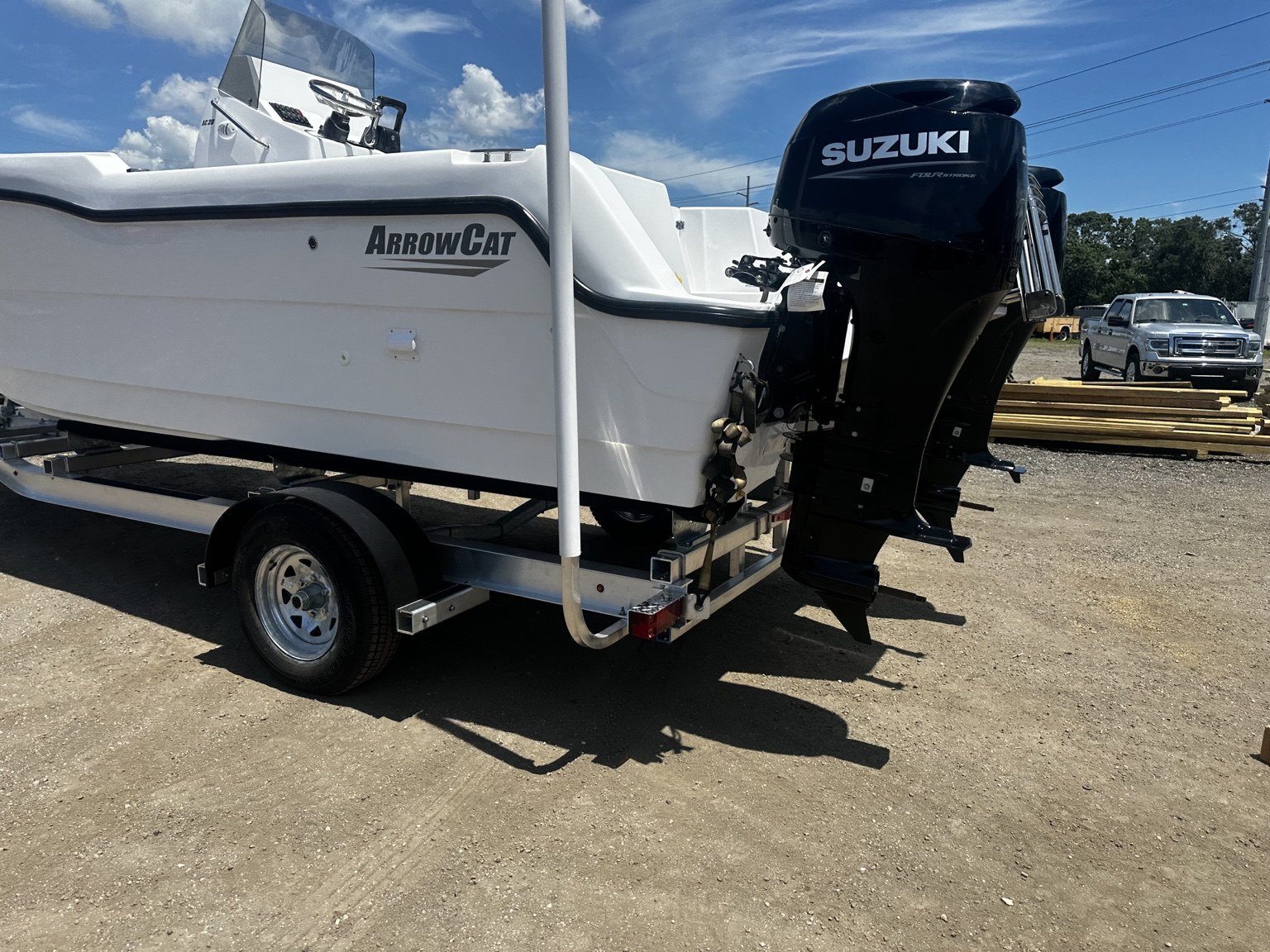6K catamaran trailer · Rear hull support