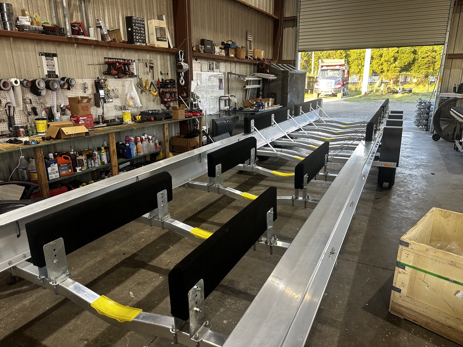 32K–40K Quad Axle Gooseneck trailer build