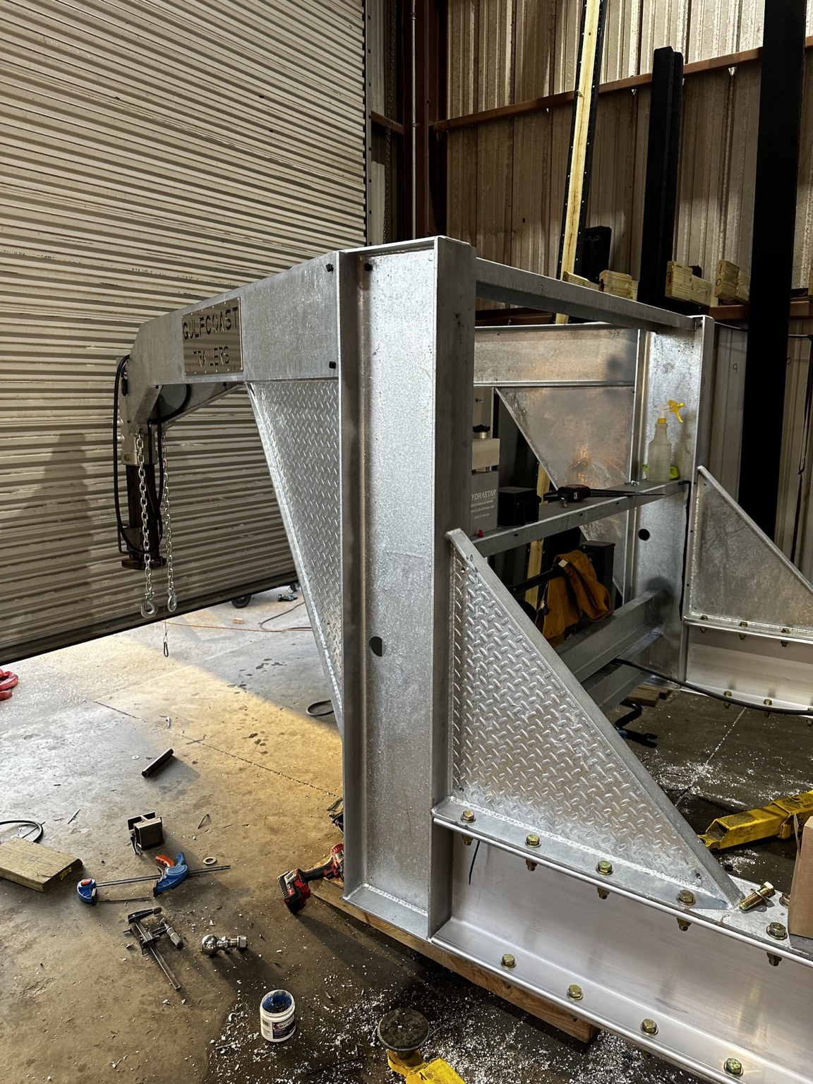 32K–40K Quad Axle Gooseneck trailer build