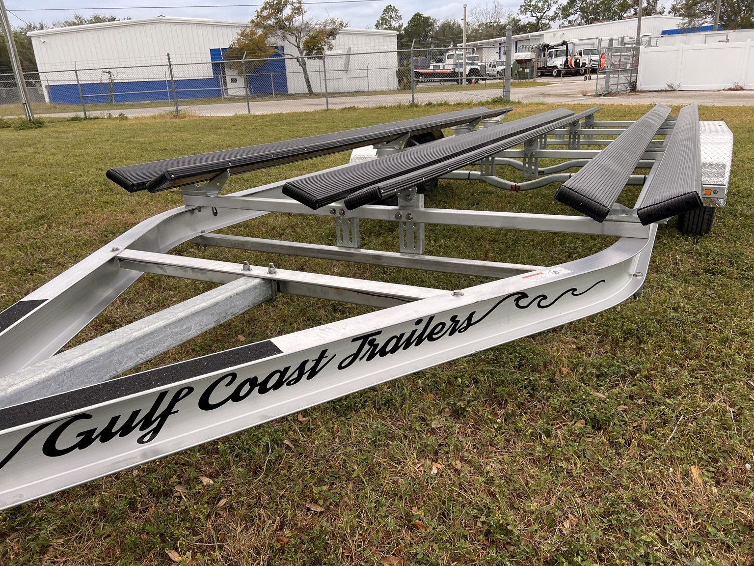7K Dual Torsion Pontoon trailer build