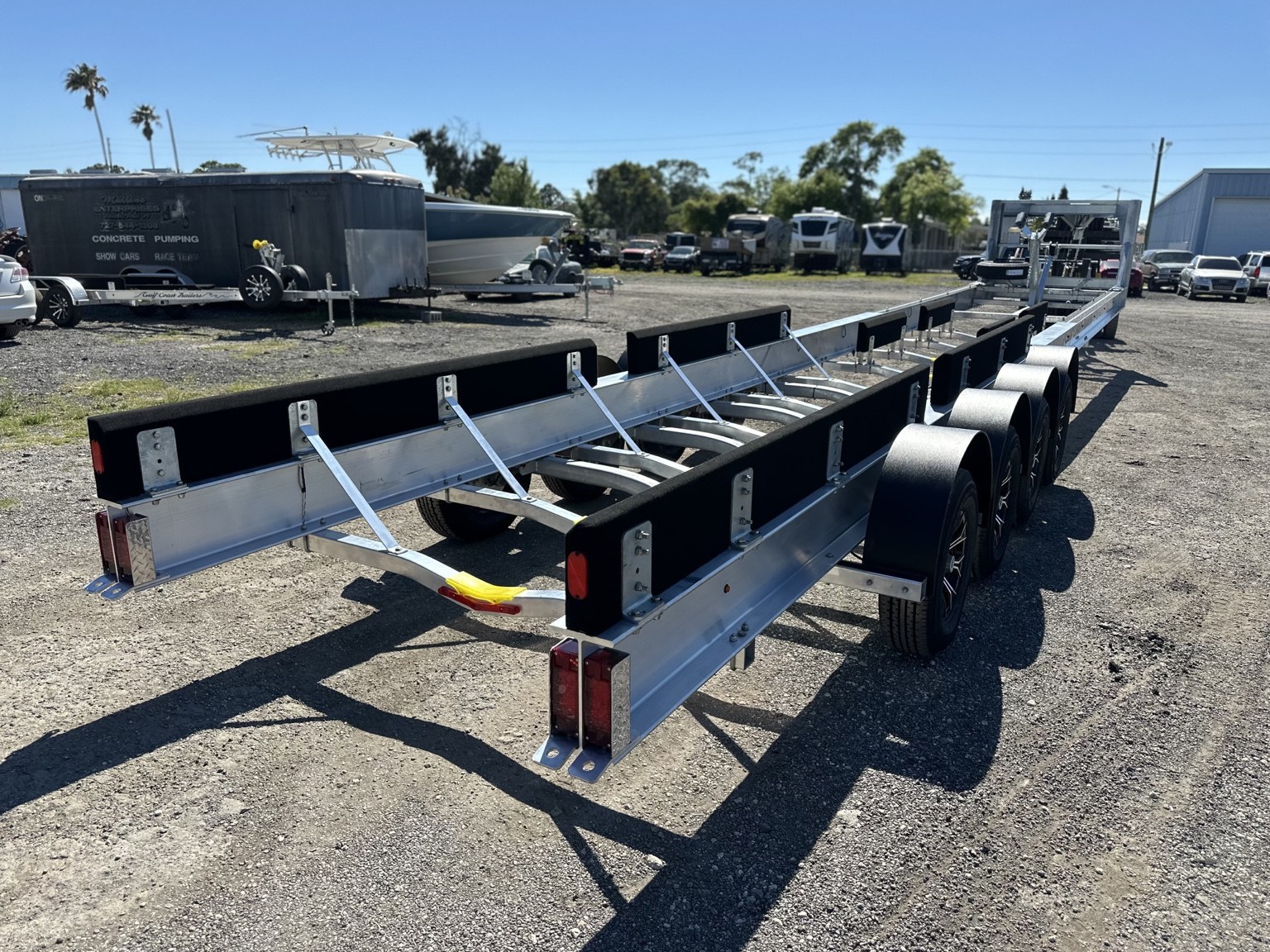 32K–40K Quad Axle Gooseneck trailer build