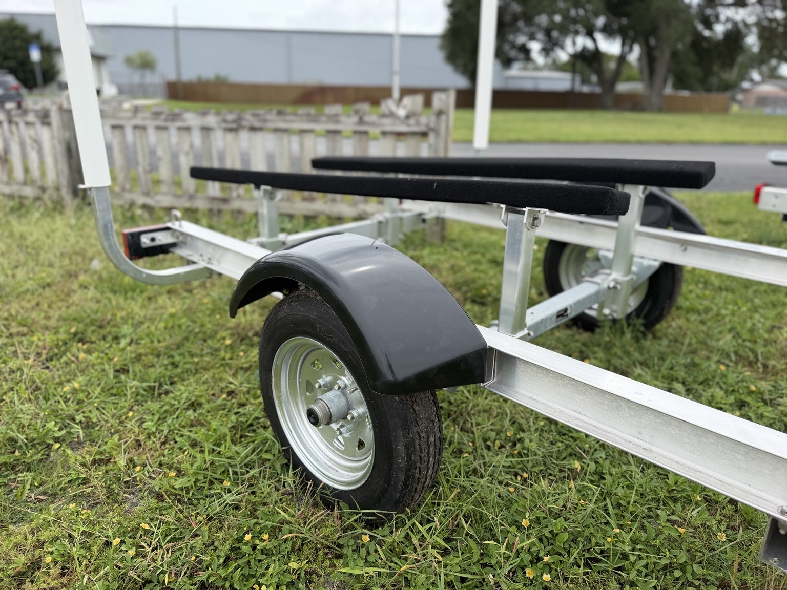Single Jet Ski · Extended Tongue trailer build