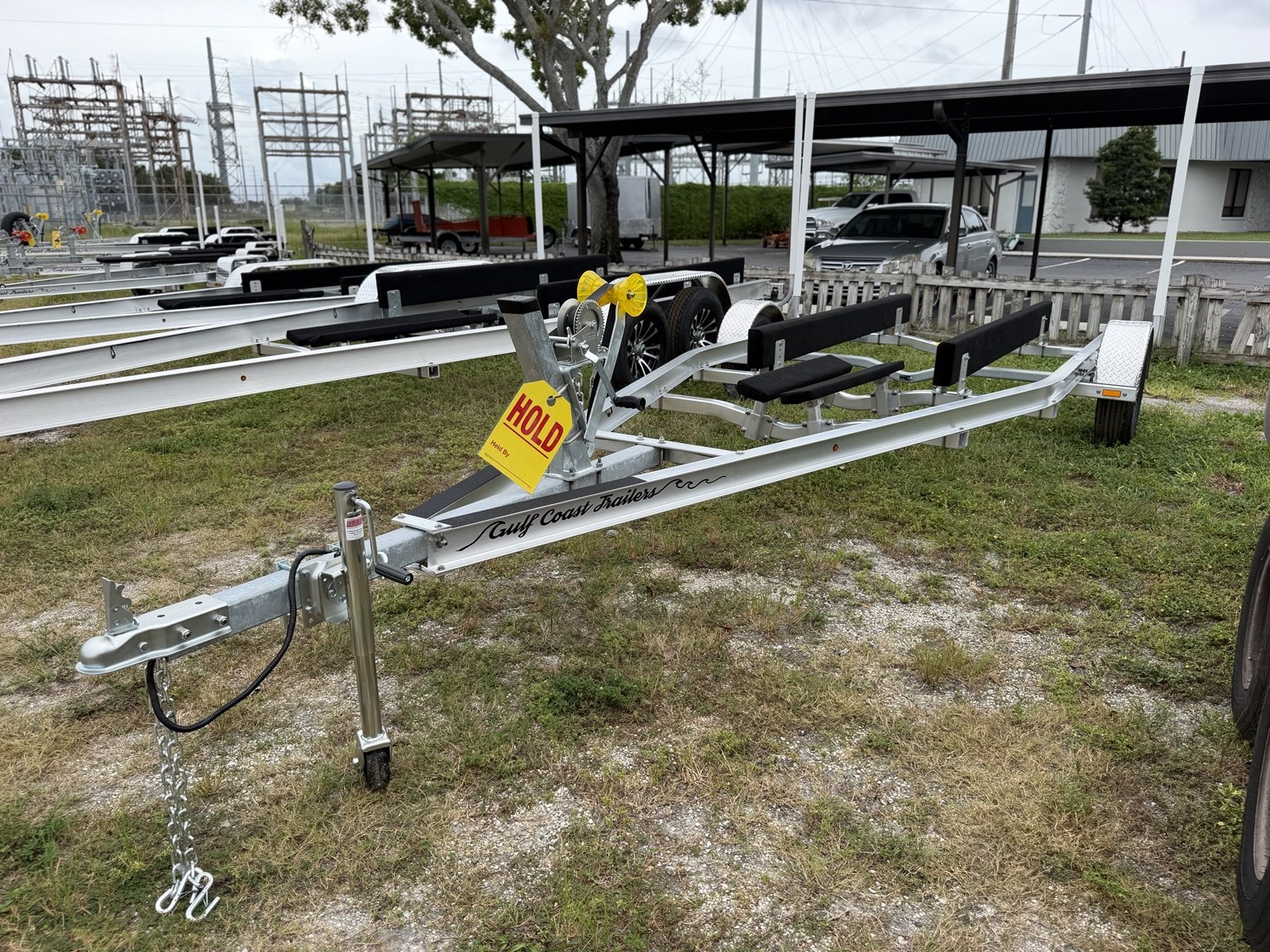 3.5K single-axle trailer · Front view