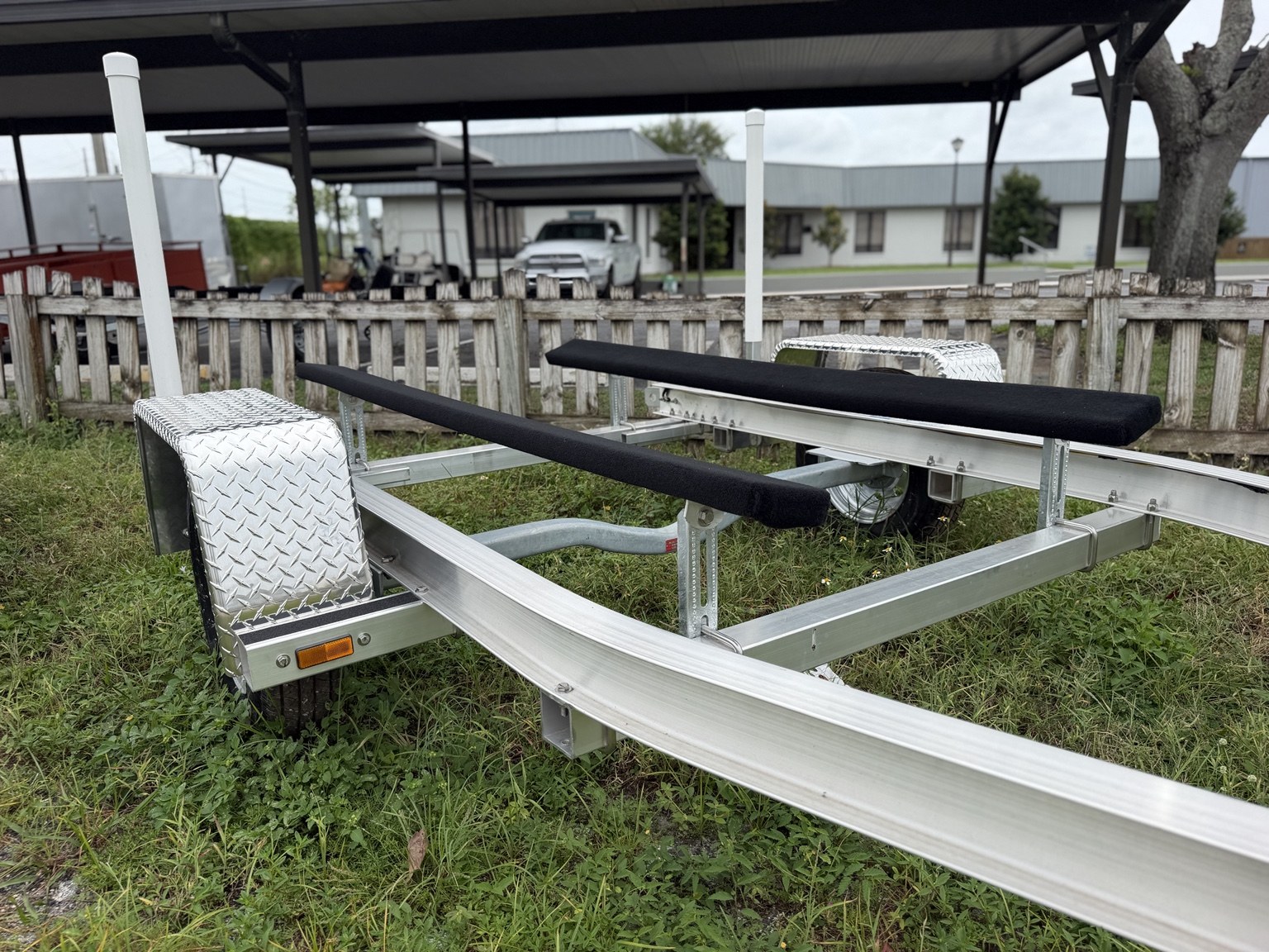 Skiff trailer · Aluminum frame